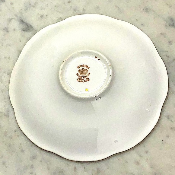 ROSINA-QUEENS CUP & SAUCER SET CHINTZ VINTAGE MADE IN ENGLAND BONE CHINE FLORAL - Picture 15 of 16